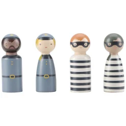 Little Dutch Houten Politiewagenset FSC