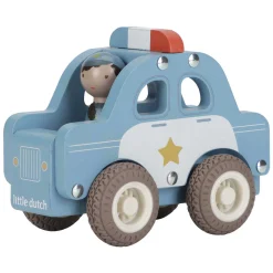 Little Dutch Houten Politiewagen met Poppetje FSC
