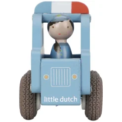 Little Dutch Houten Politiewagen met Poppetje FSC