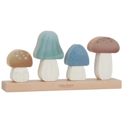 Little Dutch Houten Stapelaar Paddenstoelen Forest Friends FSC
