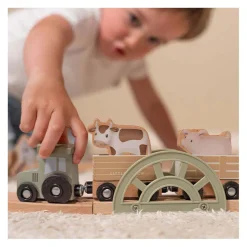 Little Dutch Houten Treinset Little Farm FSC