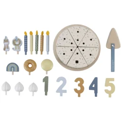 Little Dutch Houten Verjaardagstaart Blauw FSC