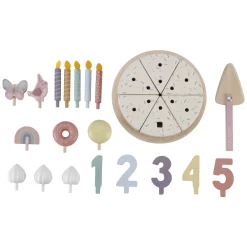 Little Dutch Houten Verjaardagstaart Roze FSC