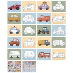 Little Dutch Jim's Garage Voertuigen Maken - Met Schaar