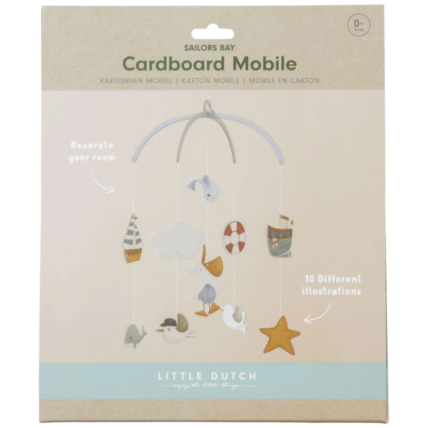 Little Dutch Kartonnen Mobiel Sailors Bay FSC