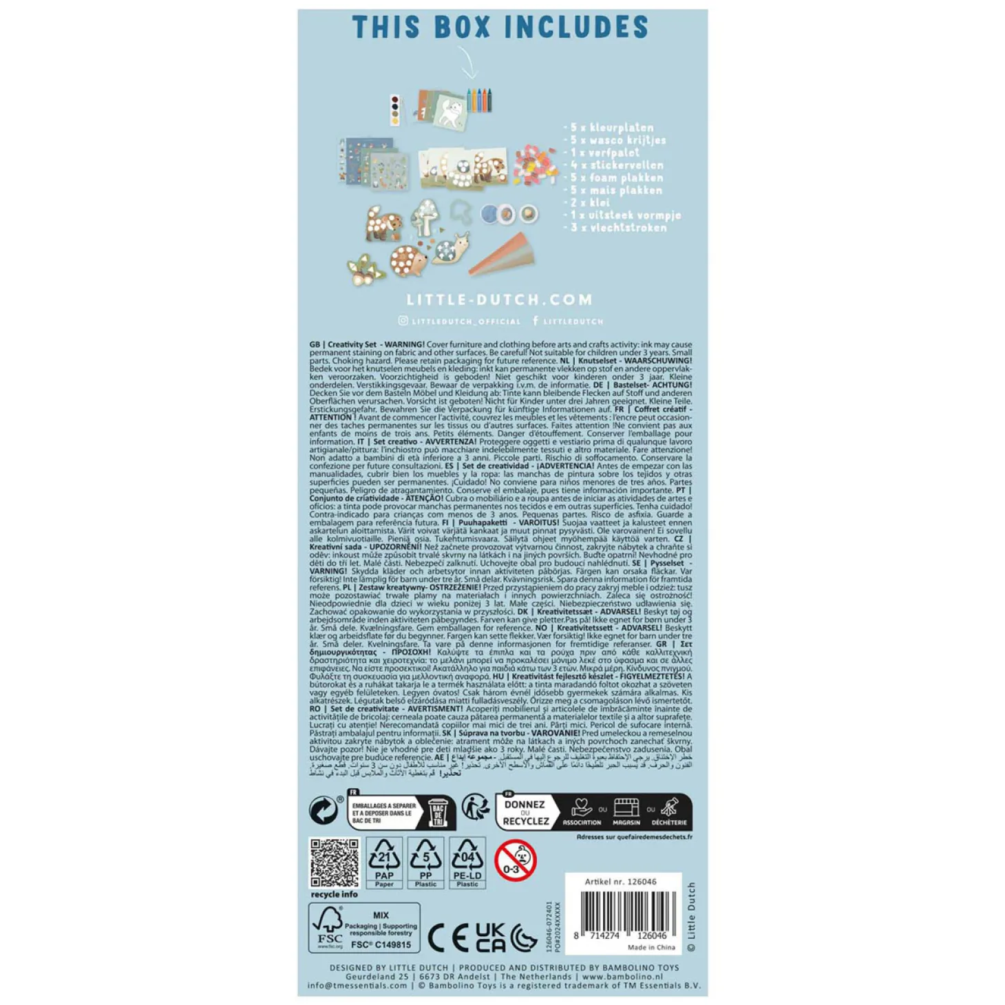 Little Dutch Knutseldoos - Forest Friends