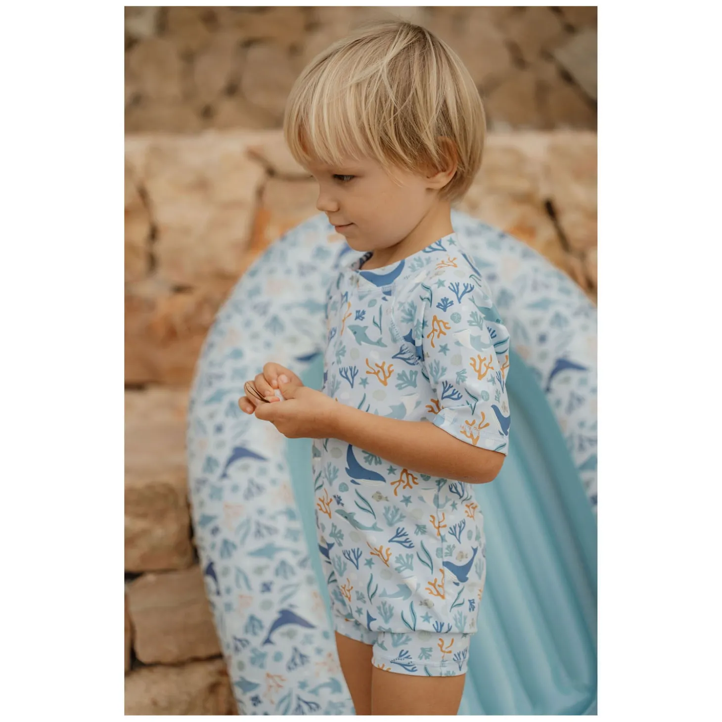 Little Dutch Ocean Dreams Boot Blauw, 100x67cm