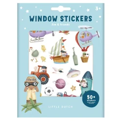 Little Dutch Raamstickers Jim & Friends