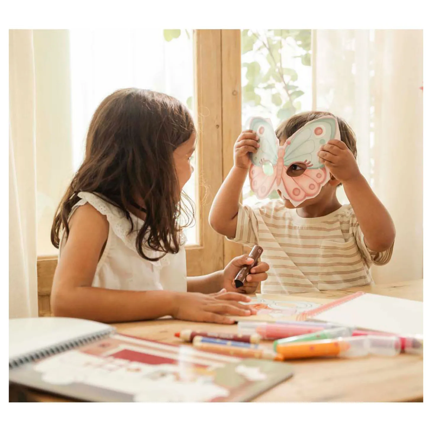 Little Dutch Rosa's Maskers Maken - Met Schaar