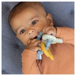 Little Dutch Siliconen Bijtspeeltje Sleutelbos Blauw