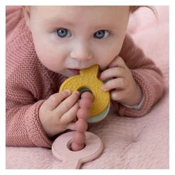 Little Dutch Siliconen Bijtspeeltje Sleutelbos Roze