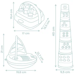 Little Smoby Baby Activiteiten en Badset, 13dlg.