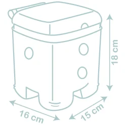 Little Smoby Kaboom Kubus Dierenvormen, 10dlg.