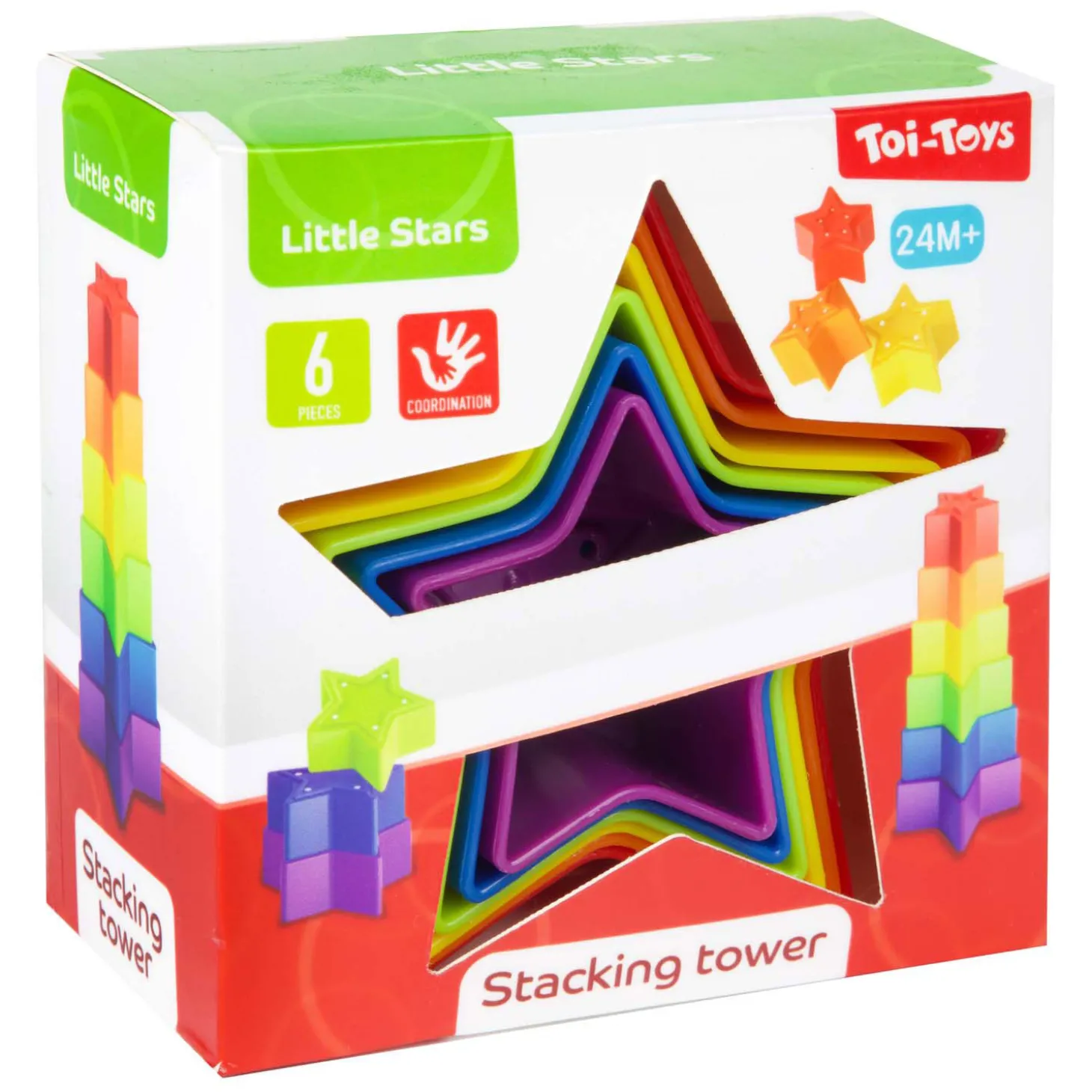 Little Stars Baby Stapeltoren Ster, 6dlg.