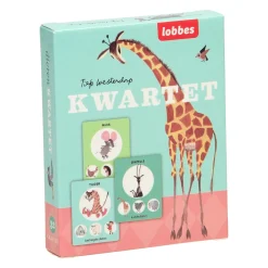 Lobbes Kwartetspel Dieren van Fiep Westendorp