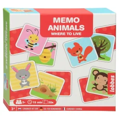 Lobbes Memo Spel - Dier & Huis