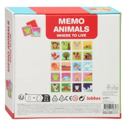 Lobbes Memo Spel - Dier & Huis