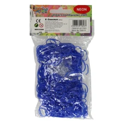 Loombands Blauw Set, 600st.