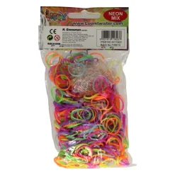 Loombands Neon Mix Set, 600st.