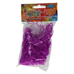 Loombands Paars Set, 600st.