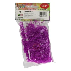 Loombands Paars Set, 600st.