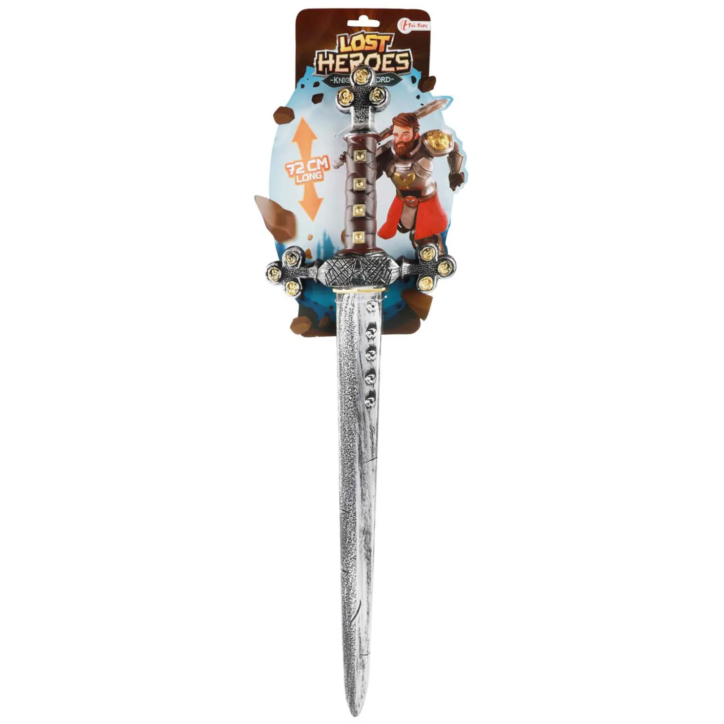 Lost Heroes Kunststof Ridder Zwaard, 72cm