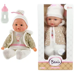 Lovely Baby Babypop Winterkleren en Flesje