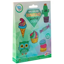 Maak je eigen Diamond Painting Stickers, 12dlg.