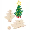 Maak je eigen Houten Kerstboom, Set van 12