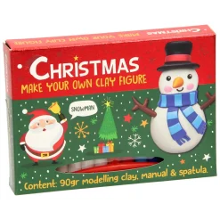 Maak je eigen Kleifiguur Kerst - 90gr. Klei