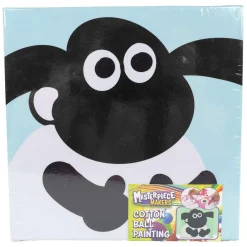 Maak je Eigen Schilderij met Wattenbollen - 20x20cm