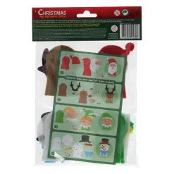 Maak je eigen Vilten Vingerpoppen Kerst, 4st.