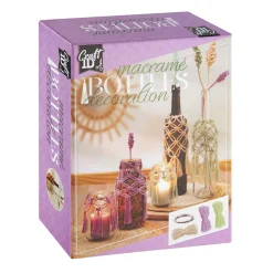 Macrame Flessen Decoreren met Bloemen