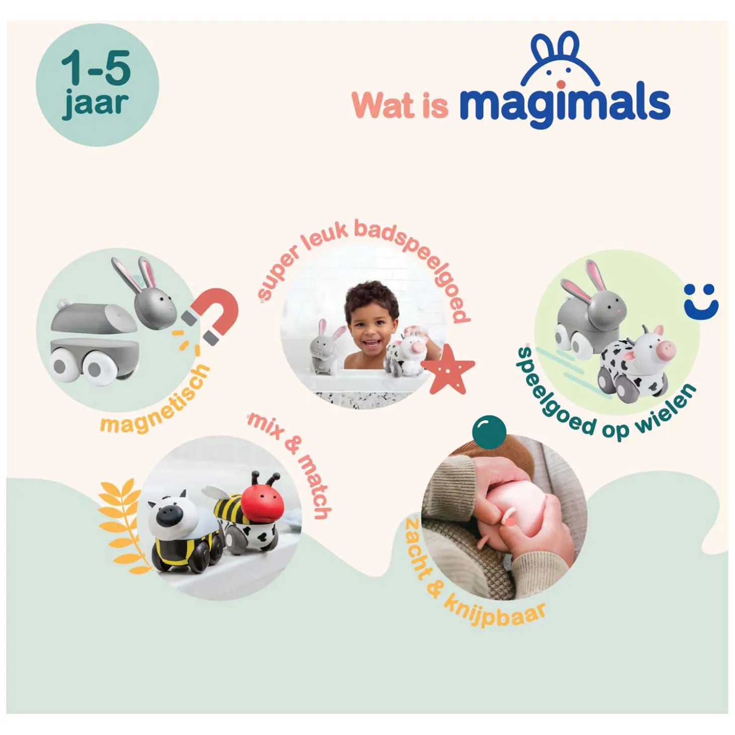 Magimals Wheely Farm Box - 6dlg.