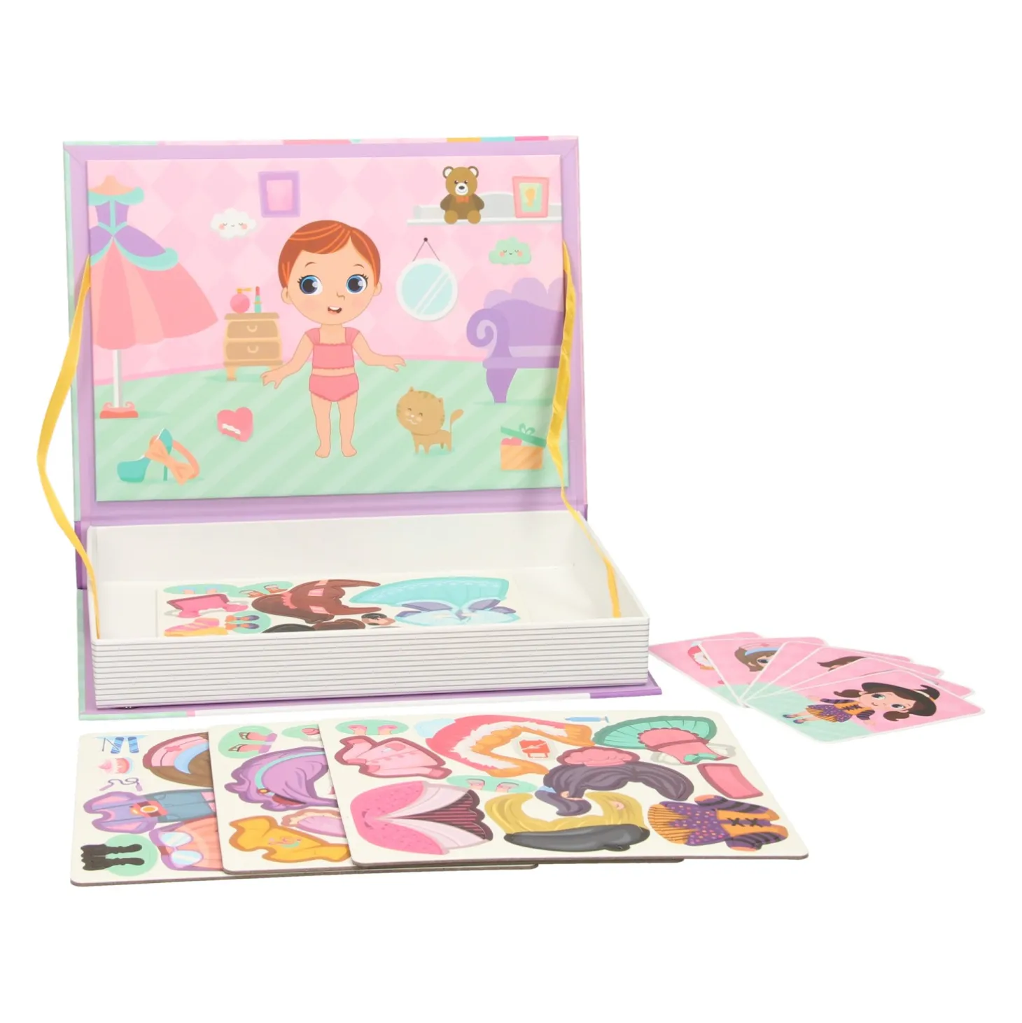 Magnetisch Boek - Outfits Meisje, 51dlg.