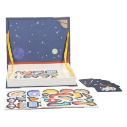 Magnetisch Boek - Ruimtevaart, 50dlg.