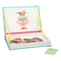 Magnetisch Opbergboek - Gekke Gezichten, 55dlg.