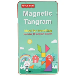 Magnetische Tangram in Blik