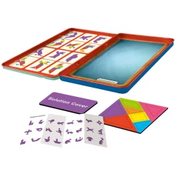 Magnetische Tangram in Blik