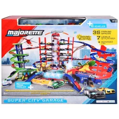 Majorette Super City Garage met 6 Voertuigen