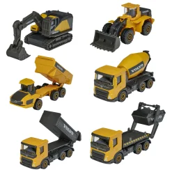 Majorette Volvo Werkvoertuigen, 3st.