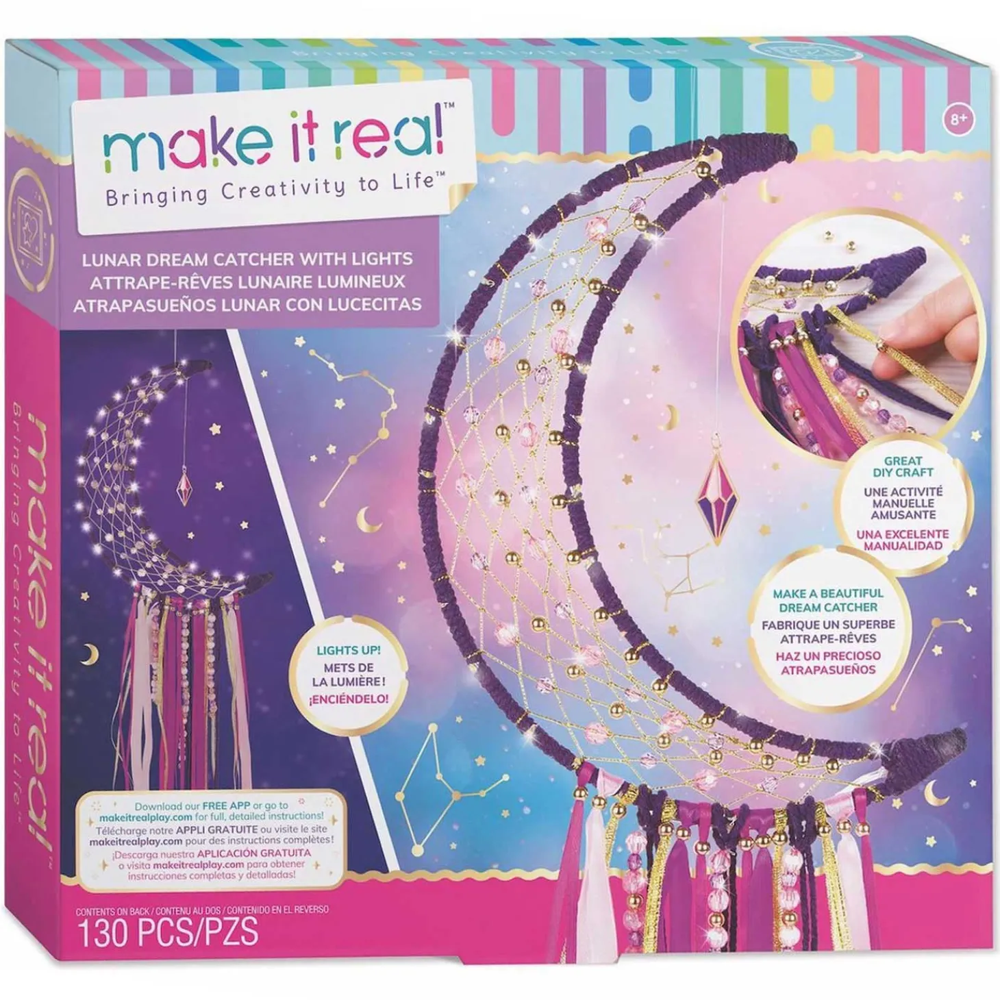 Make it Real Maan Dromenvanger met Lichtjes Maken