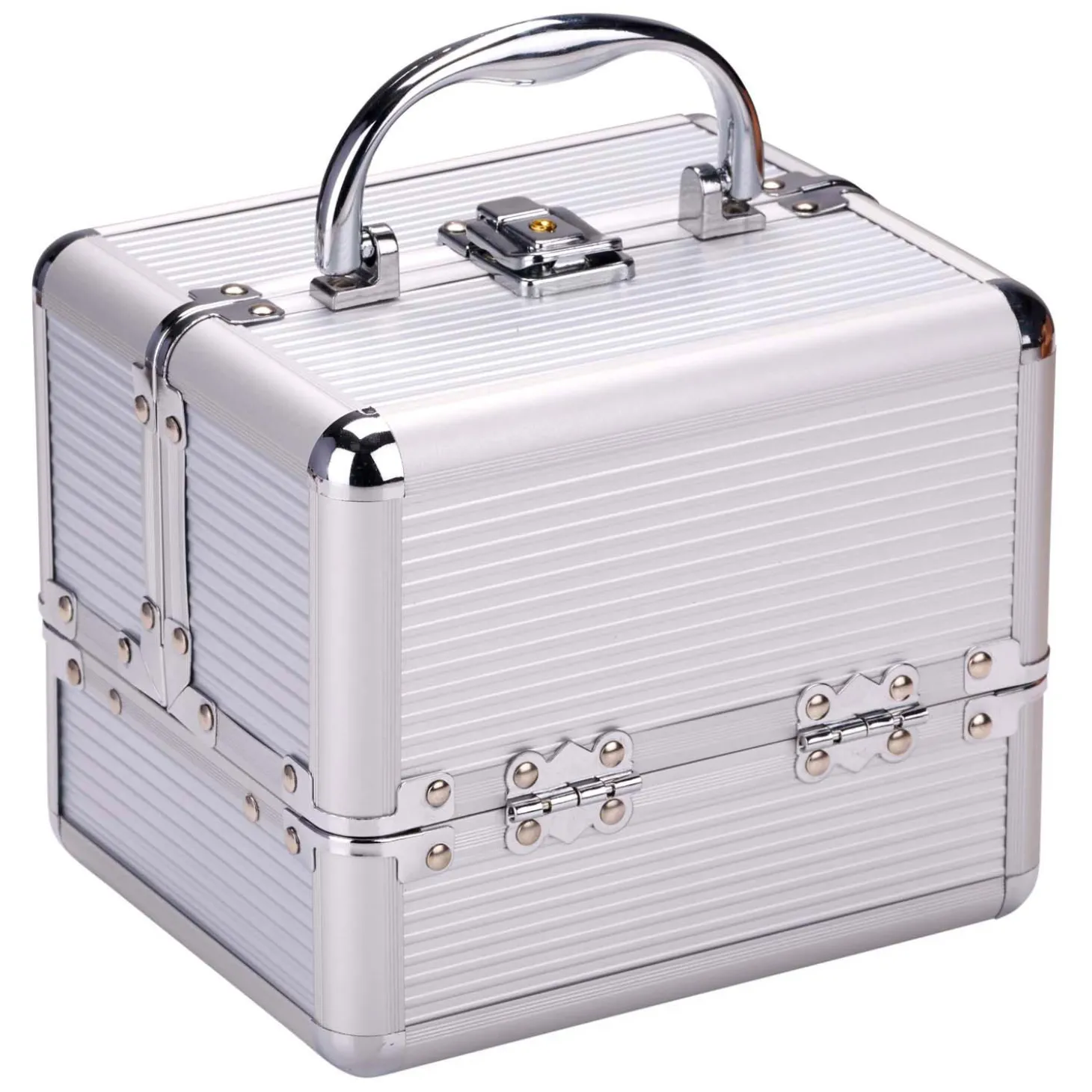 Make-up Koffer Zilver