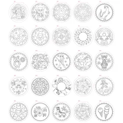 Mandala Kleurboek, 25 Kleurplaten