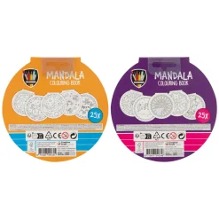 Mandala Kleurboek, 25 Kleurplaten