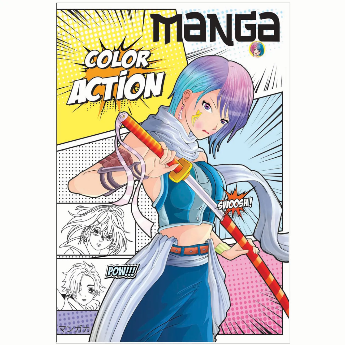 Manga Color Action Kleurboek