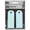 Manilla Labels Lichtblauw, 20st.