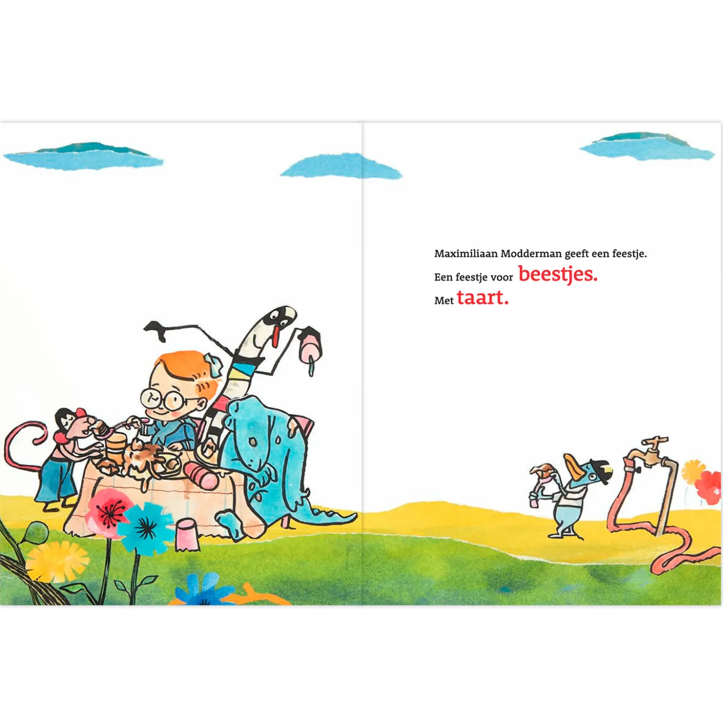 Maximiliaan Modderman geeft een feestje