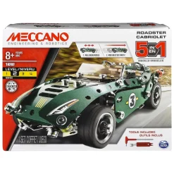 Meccano - Pull Back Auto, 5in1 S.T.E.M. Bouwpakket