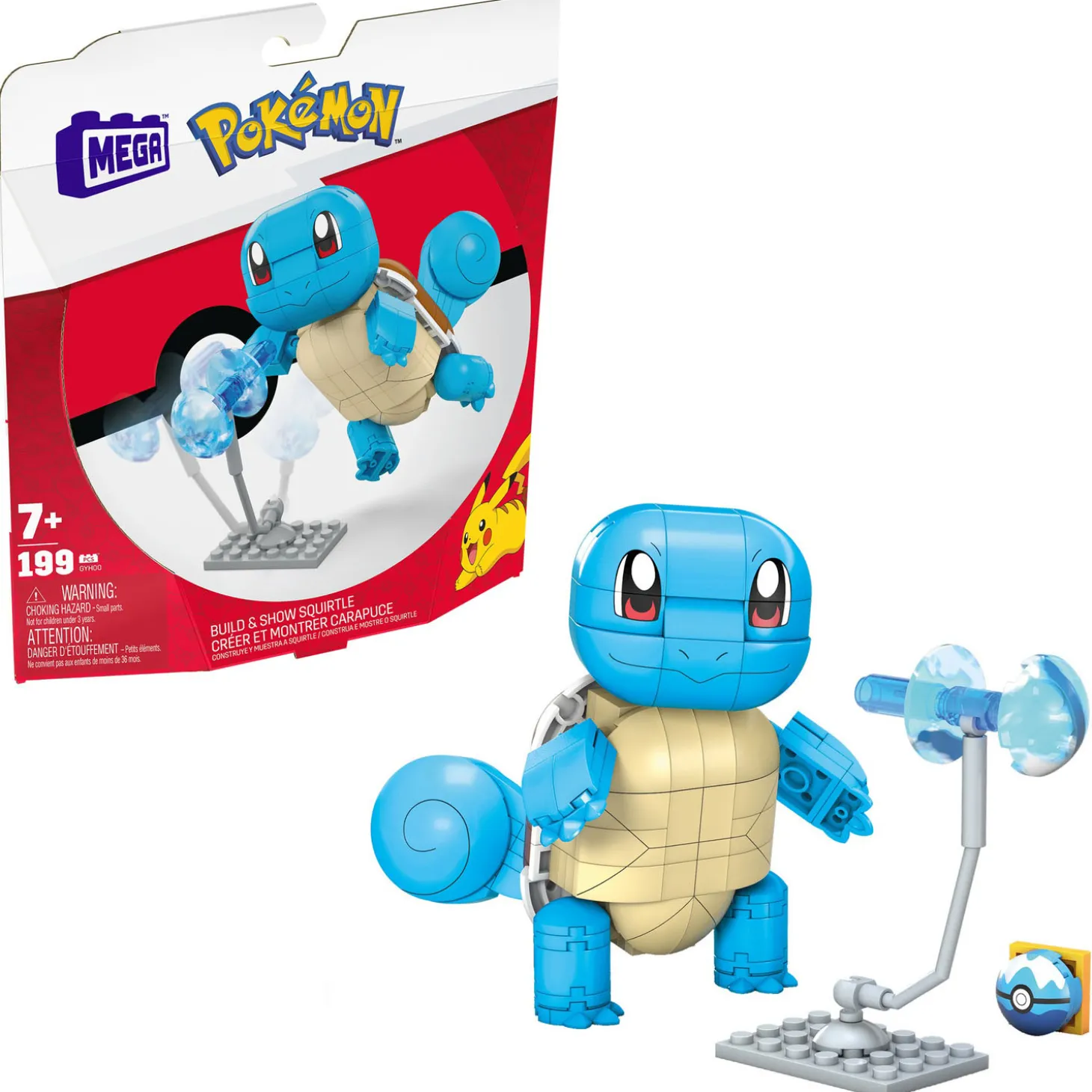 Mega Construx Pokémon Bouwset - Squirtle - 199dlg.